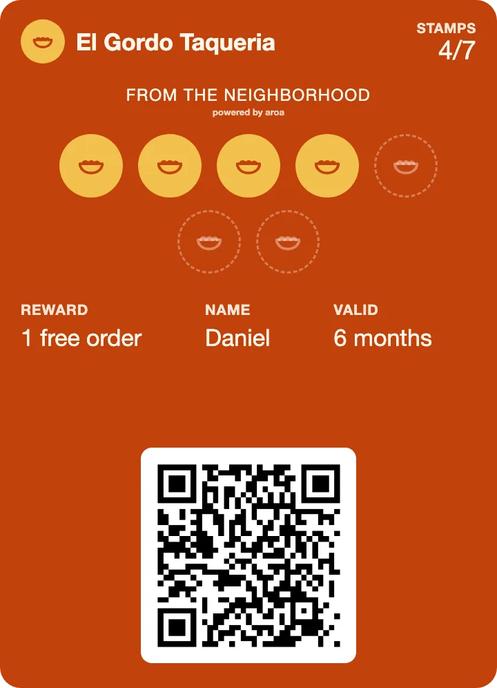 Tacuba digital card