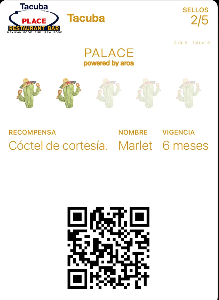 Tacuba digital card