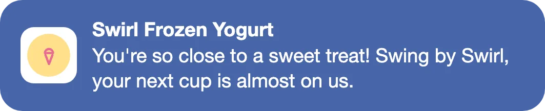 YOLO! notification on the lock screen